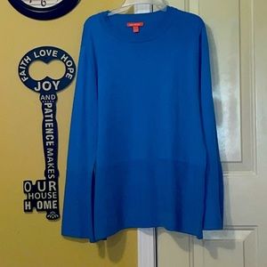 Joe Fresh Blue Bell Sleeve Sweater